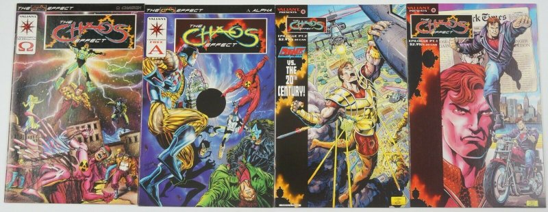 Chaos Effect Epilogue #1-2 VF/NM complete series + alpha + omega - valiant comic