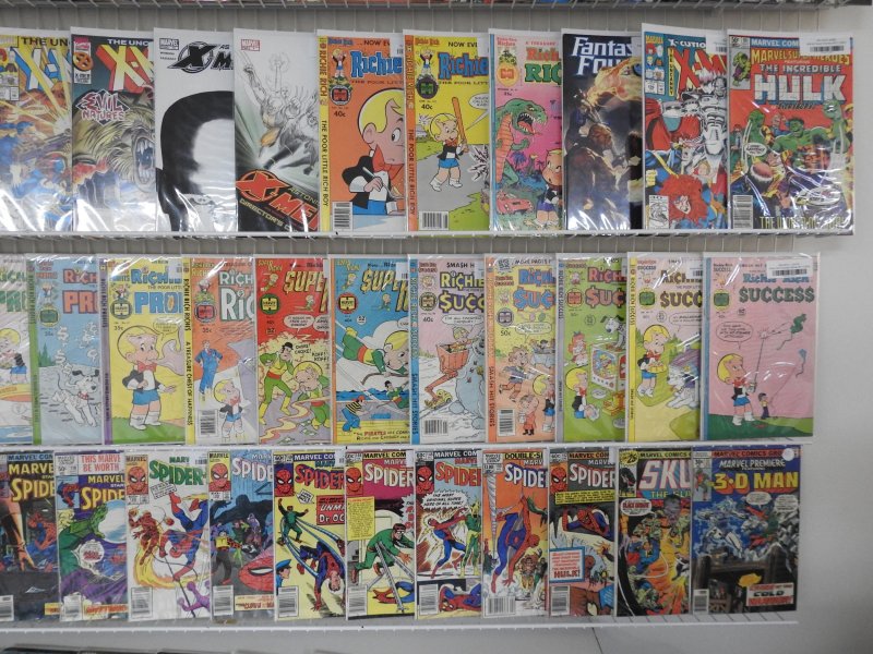 Huge Lot 140+ Comics W/ Iron Man, Daredevil, Spider-Man, +More! Avg VF- Cond!