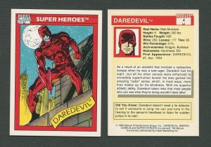 1990 Marvel Comics Card  #4  (Daredevil)  NM+