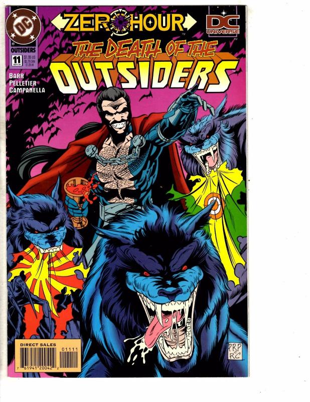 Lot Of 7 Outsiders DC Comic Books # 10 11 0 12 13 15 16 Batman Flash Arrow J214