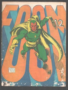 FOOM fanzine #12 1975-Marvel-Vision & Scarlet Witch Eternals art by Jack Kirb...