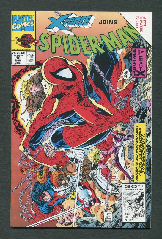 Spiderman #16 (McFarlane)  9.4 NM - 9.6 NM+   November 1991