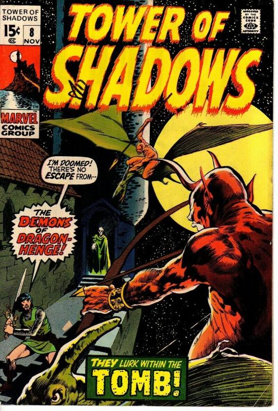 TOWER OF SHADOWS 8 VG Nov 1970 DITKO,WOOD,WRIGHTSON