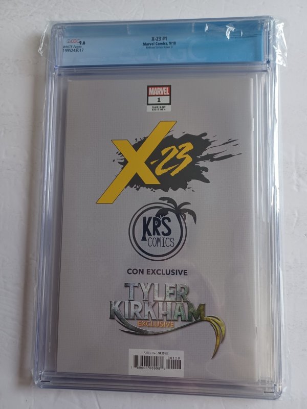 X-23 # 1 Cover D Kirkham - 2018 - CGC 9.6