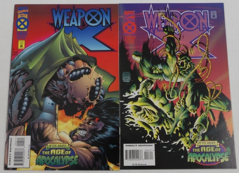 Weapon X #1-4 VF/NM complete series Age of Apocalypse Wolverine X-Men ; Marvel