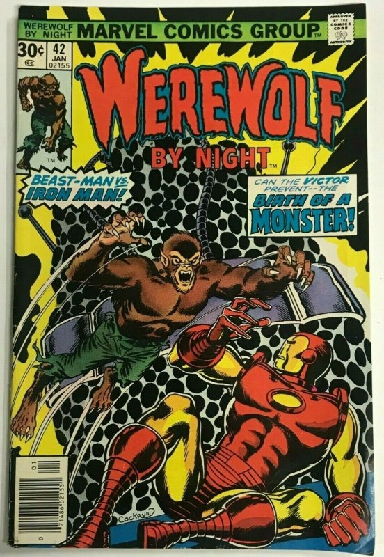 WEREWOLF BY NIGHT#42 FN/VF 1977 MARVEL BRONZE AGE COMICS