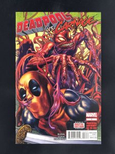 Deadpool vs. Carnage #3 (2014) Deadpool Bonds with Hybrid Symbiote