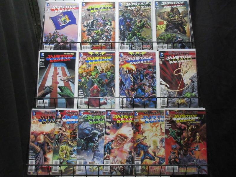 JUSTICE LEAGUE of AMERICA (DC,2013) #1-14 COMPLETE!  VF-NM Geoff Johns