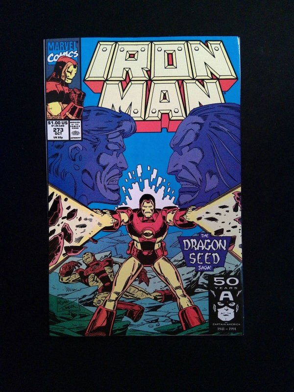 Iron Man #273 MARVEL Comics 1991 VF | Comic Books - Copper Age, Marvel ...