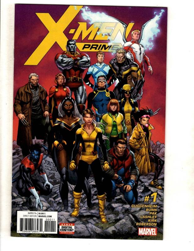 Lot Of 7 Marvel Comic Books X-Men Prime # 1 + X-Men Gold # 1 2 3 4 5 6 XMEN CJ1