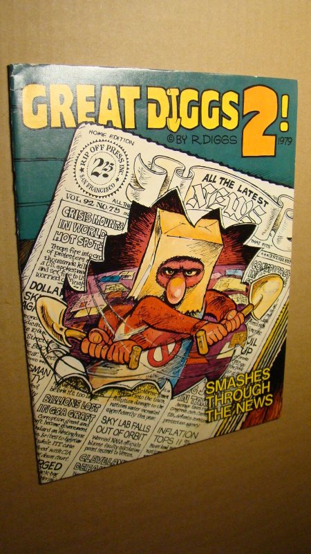 GREAT DIGGS 2 *NICE COPY* DIGGS ART UNDERGROUND COMIC MAGAZINE 1979