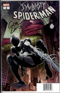 Symbiote Spider-Man #1 signed by Greg Land with COA! 27/115