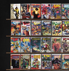 Huge Lot 150+ Comics with Cable, X-Force, The Uncanny X-Men & More!