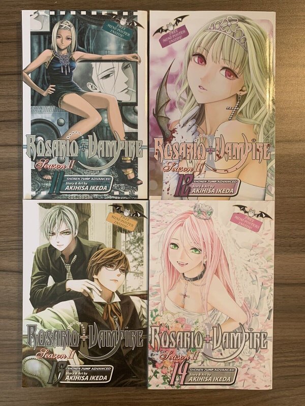 rosario vampire manga cover art