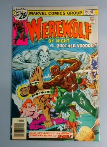 Werewolf by Night #39, FN+ Brother Voodoo, Marvel Comics, 1976 JR1