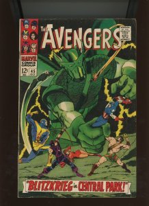 (1967) The Avengers #45: SILVER AGE! KEY! HERCULES JOINS THE AVENGERS! (5.0/5.5)