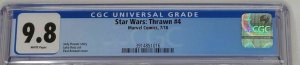 Star Wars Thrawn 4 Marvel 2018 CGC 9.8 Renaud Grand Moff Tarkin Top Census Grade