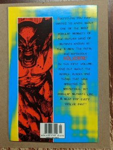 Wolverine Encyclopedia Volume  1 Marvel Comic Book Logan X-Men Catalog YY12