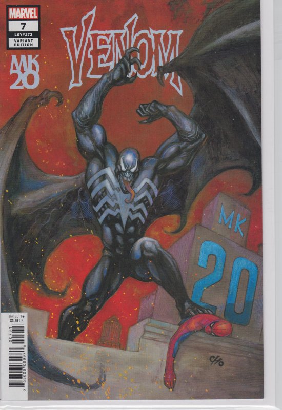 Venom #7 MKXX CHO Variant 1st Cameo Dylan Brock (2018)