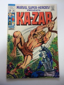 Marvel Super-Heroes #19 (1969) VG Condition 3/4 spine split