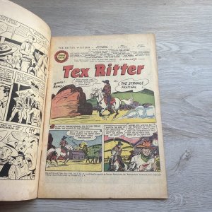 Tex Ritter Western #15 1953 Fawcett
