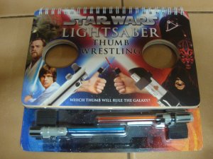 Brand New Star Wars Lightsaber Thumb Wrestling Activity Book