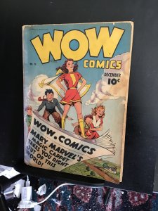 Wow Comics #20 (1943) affordable grade war era comic book key! GD