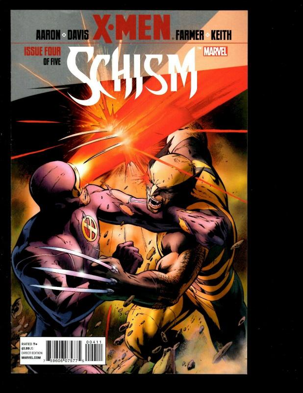 10 Marvel Comics Schism # 1 2 3 4 5 X-men Deadly Genesis # 1 2 3 4 6 RP2