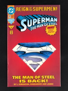 Superman: The Man of Steel #22 Die-Cut Cover (1993)