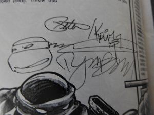 Tales of The TMNT #1 Signed Eastman, Laird, Brown W/Remark! Sharp VF-NM Cond!!