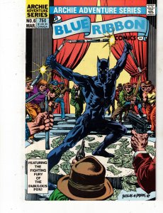 Blue Ribbon Comics #6 1984 The Fox! NM Super-High-Grade Black Panther Like Hero