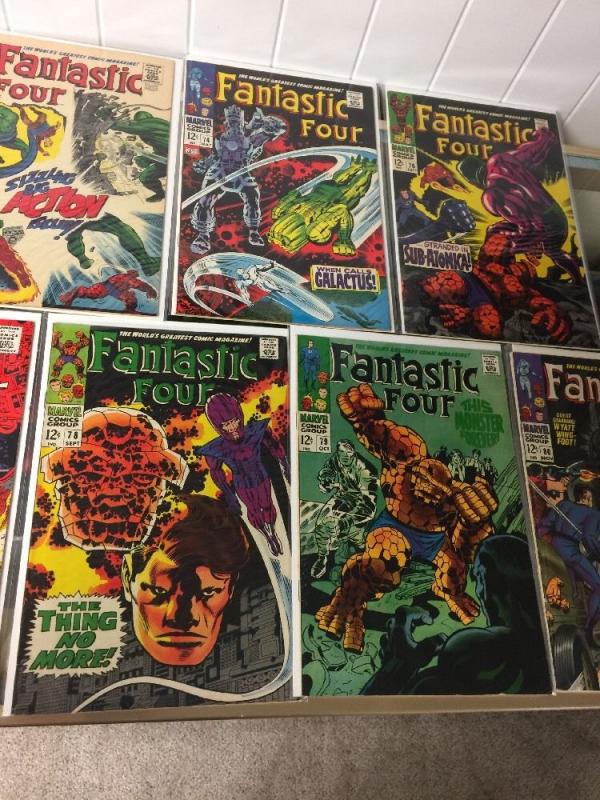 Fantastic Four 71 74 76 77 78 79 80 All 6.0-8.0 Fn-Vf Fine - Very Fine Range