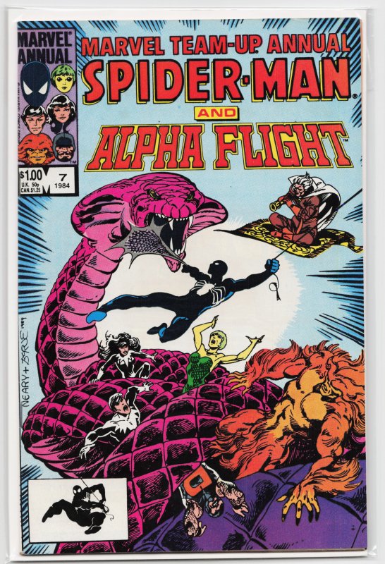 Marvel Team-Up Annual #7 Direct Edition (1984) Alpha Flight
