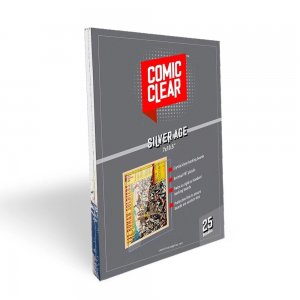 Comic Clear Silver-Age Transparent Backing Boards (25 Pack)