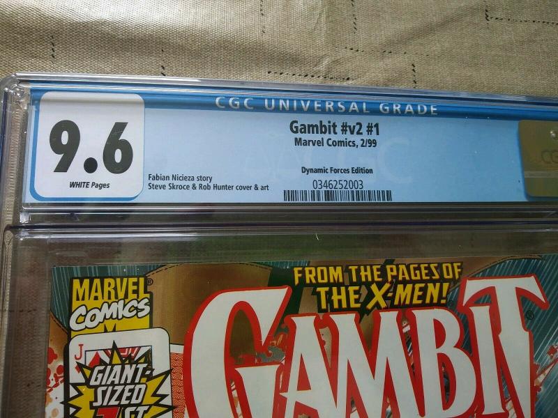 Gambit #1 CGC 9.6 Marvel Comics 1999 White Pages Dynamic Forces Edition