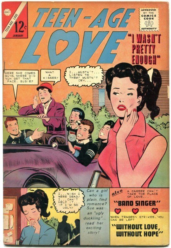 TEEN-AGE LOVE #40 1965-CHARLTON ROMANCE COMIC-EMOTIONS- VG