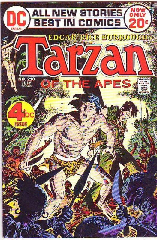 Tarzan #210 (Jul-72) VG/FN Mid-Grade Tarzan