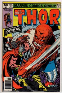 Thor #285 Newsstand Edition (1979) 9.0 VF/NM