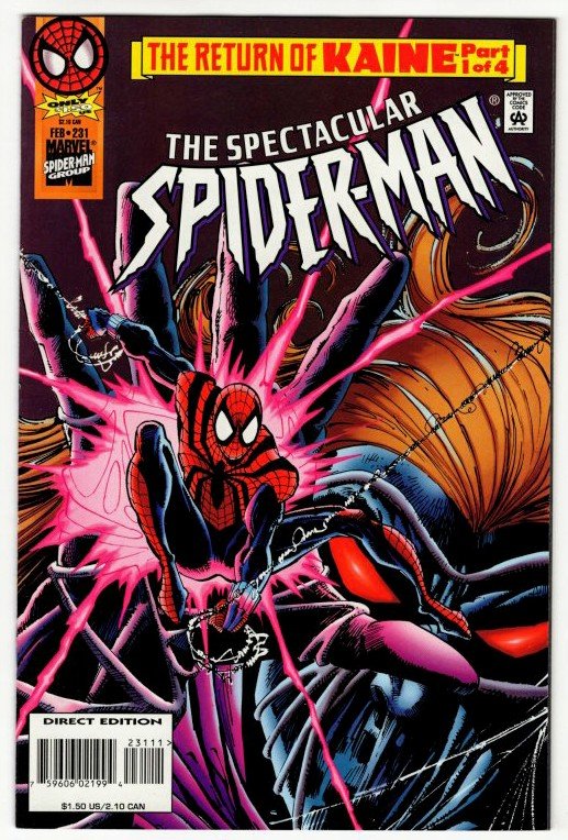 SPECTACULAR SPIDER-MAN #231 (7.5) 1¢ auction! No Reserve!