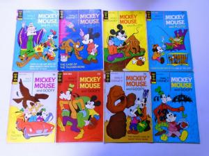 Silver + Bronze Age Gold Key Mickey Mouse Comic Lot, 27 Different, Very Good