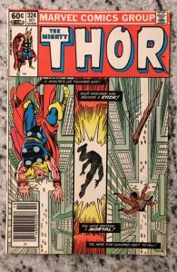 Thor #324 (1982) VF Marvel Comic Book Loki Odin Avengers Asgard Sif JH6
