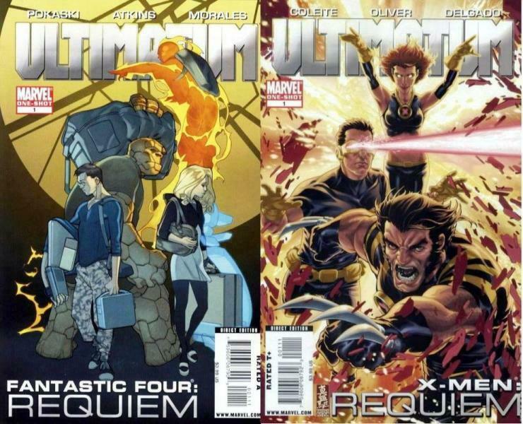 ULTIMATUM REQUIEM FANTASTIC FOUR X-MEN (2009) 1,1