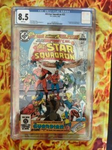 All-Star Squadron #25 (1983)-CGC 8.5! -1st Infinity Inc, Hector Hall, Northwind!