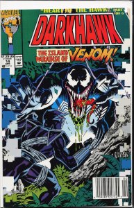 Darkhawk #14 Newsstand Edition (1992) Darkhawk