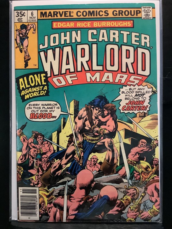 John Carter Warlord of Mars #6  (1977)