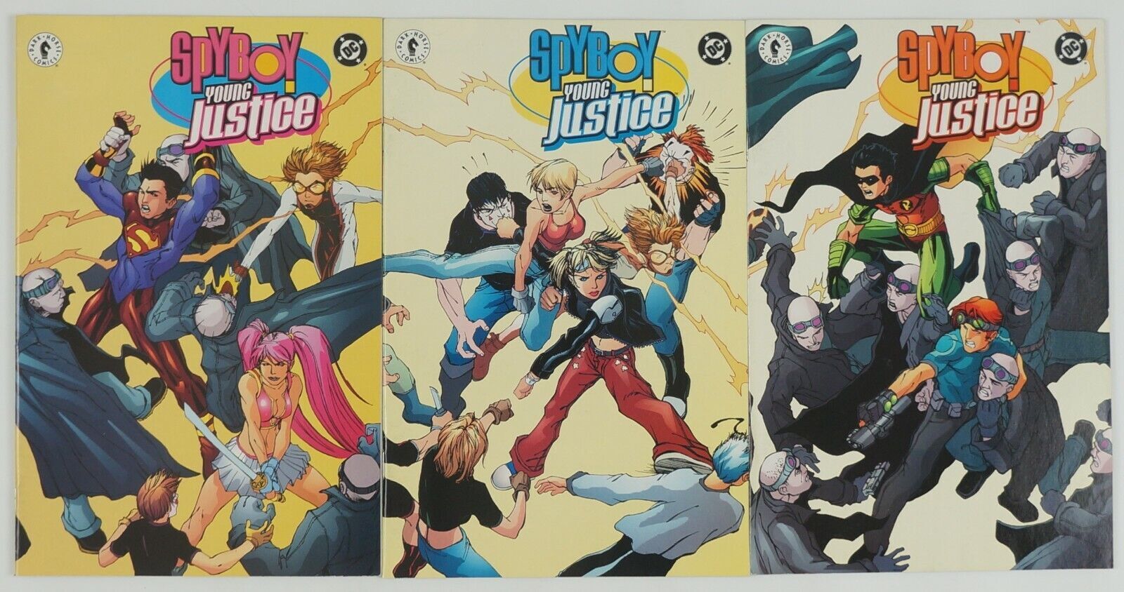 Spyboy/Young Justice #1-3 VF/NM complete series PETER DAVID todd