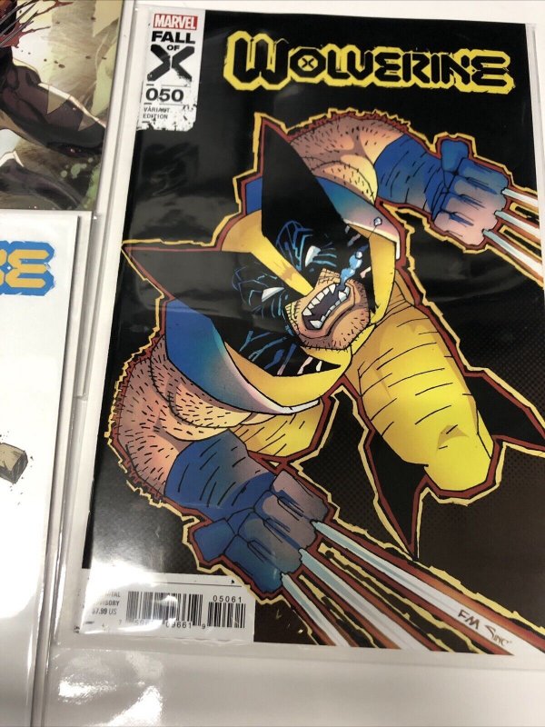Wolverine (2024) Set Of 5 Comics #50 (NM/Mint) Marvel Comics • Sabretooth