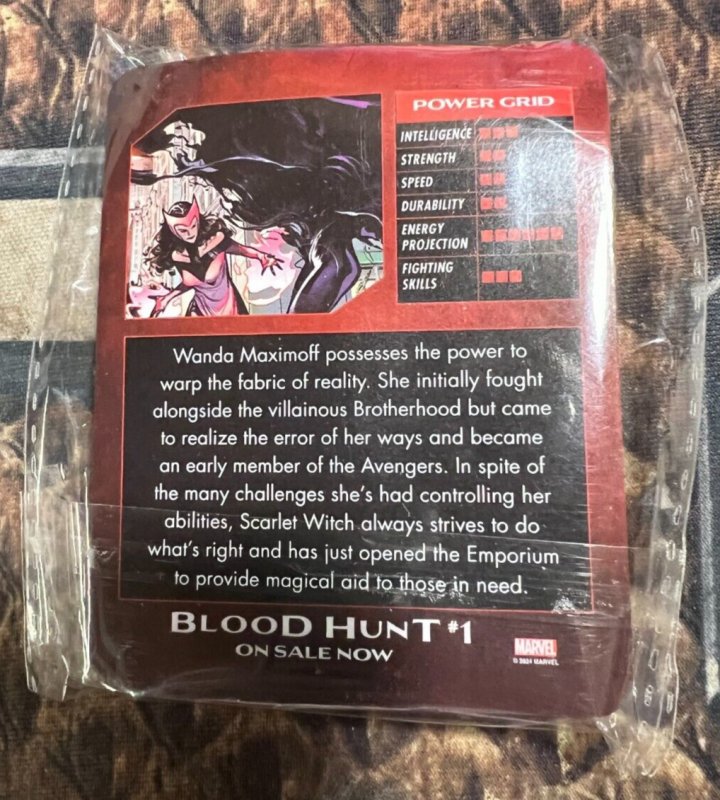 FCBD Blood Hunt #1 2024 Teeth Fangs Scarlet Witch Promo Card New Sealed E1