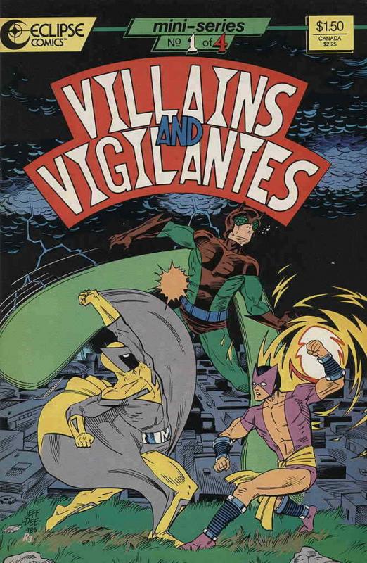 Villains & Vigilantes #1 VF/NM; Eclipse | save on shipping - details inside