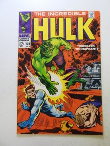 The Incredible Hulk #108 (1968) FN- condition rusty staples